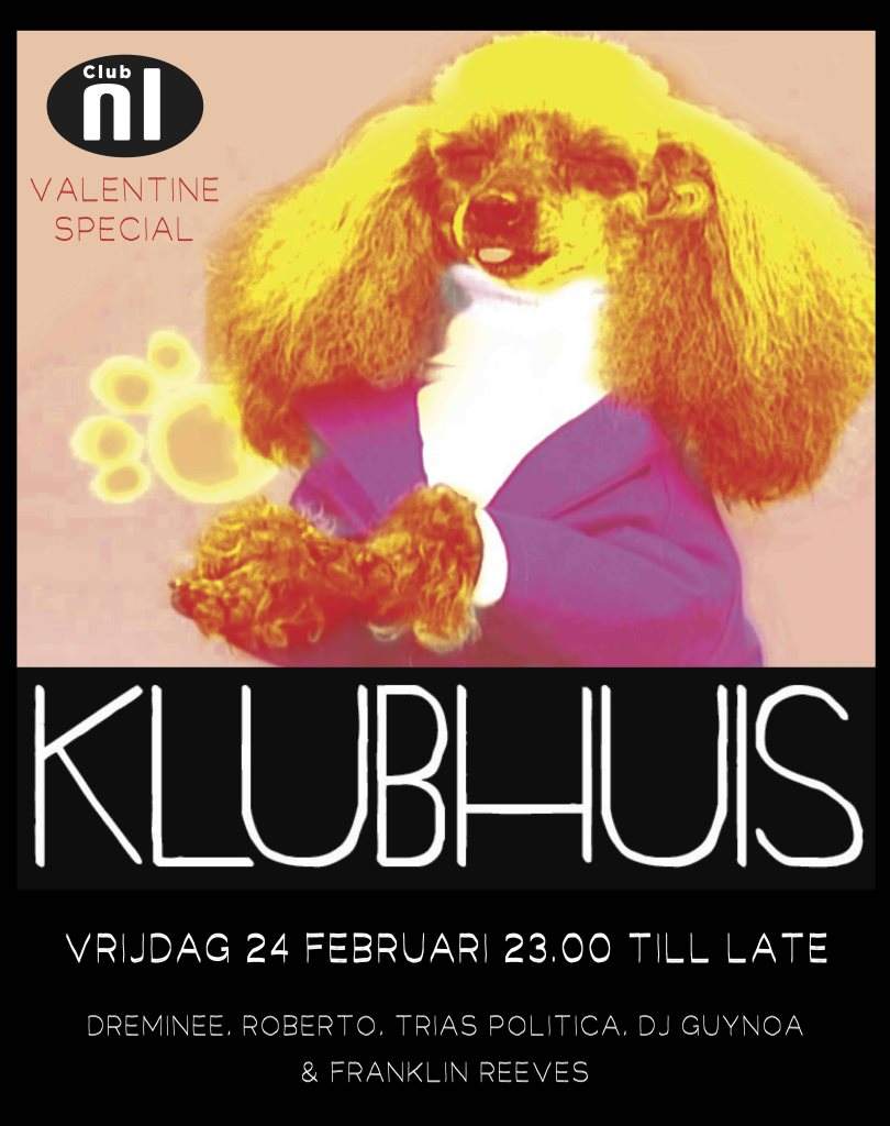 Klubhuis 'Valentine Special' - フライヤー表