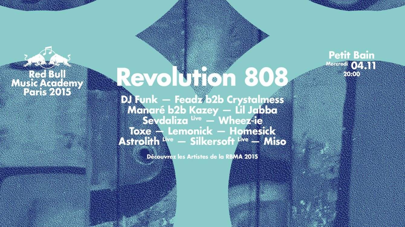 Red Bull Music Academy Présente Revolution 808 - Página frontal