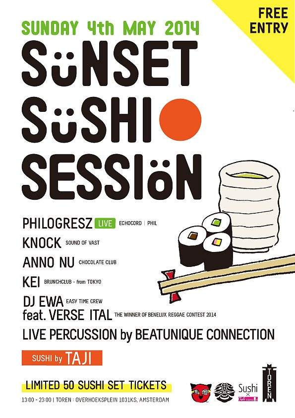 Sunset Sushi Session - Free Day Edition - - Página frontal