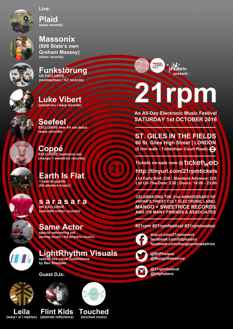 21rpm: An All-Day Electronic Music Festival - Página trasera