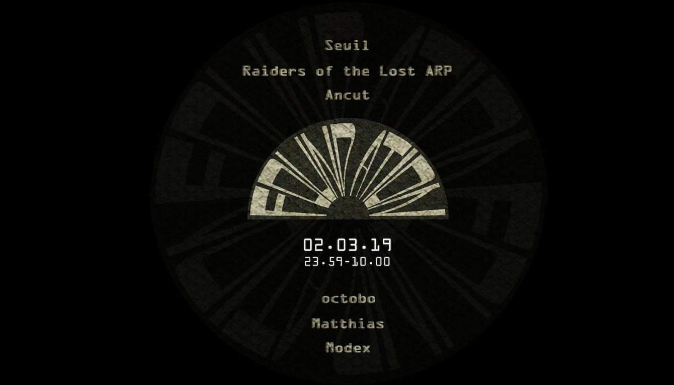 Foundation W/ Seuil, Raiders Of The Lost Arp Live - Página frontal