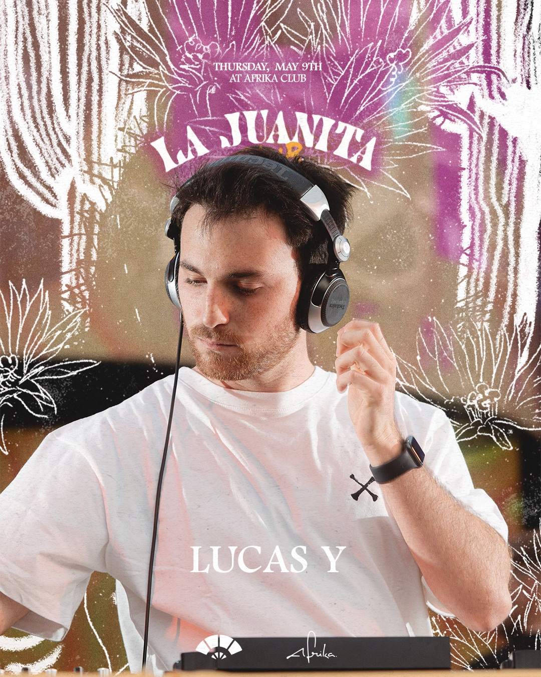 La Juanita Club @ Afrika feat. Lucas Y - フライヤー裏