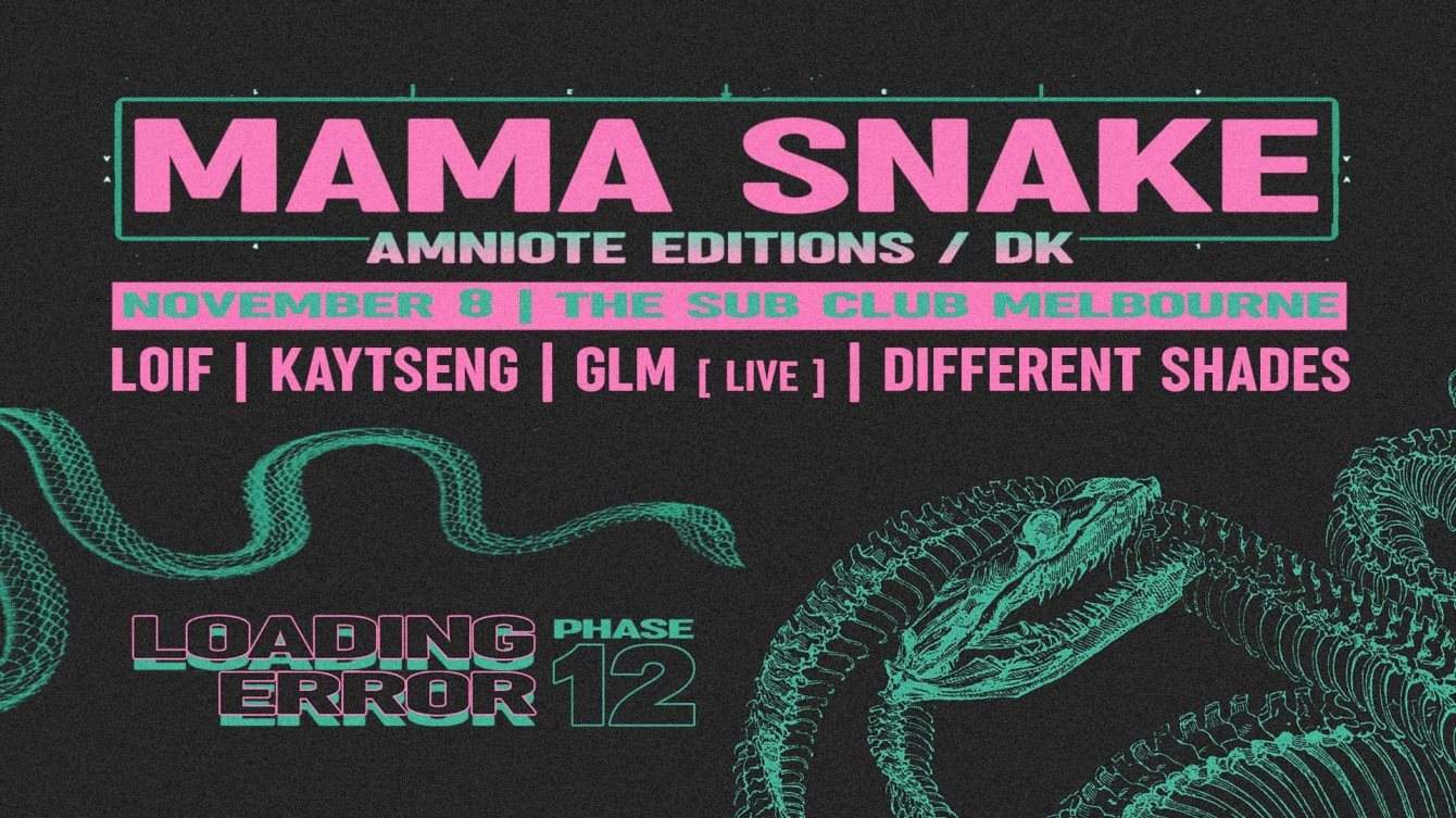 LOADING_ERROR: 012 with Mama Snake (Sold out) - Página frontal