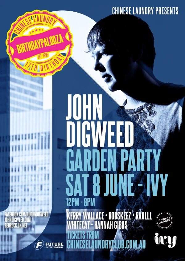 Garden Party Feat. John Digweed - フライヤー表