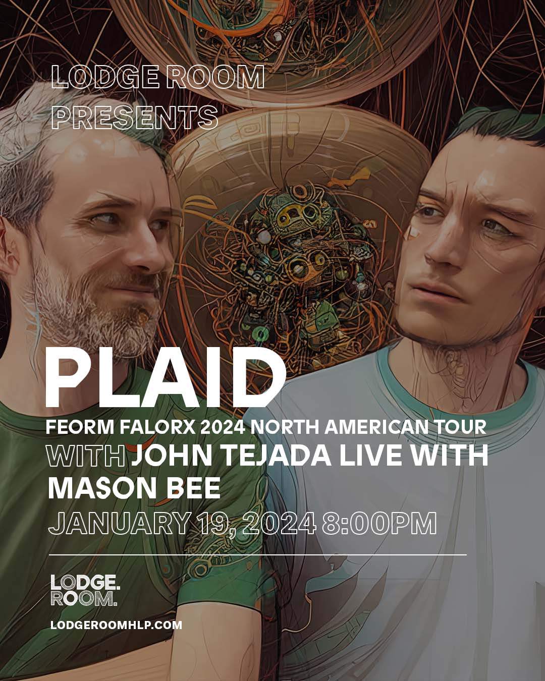 Lodge Room presents: Plaid and John Tejada with Mason Bee - フライヤー表