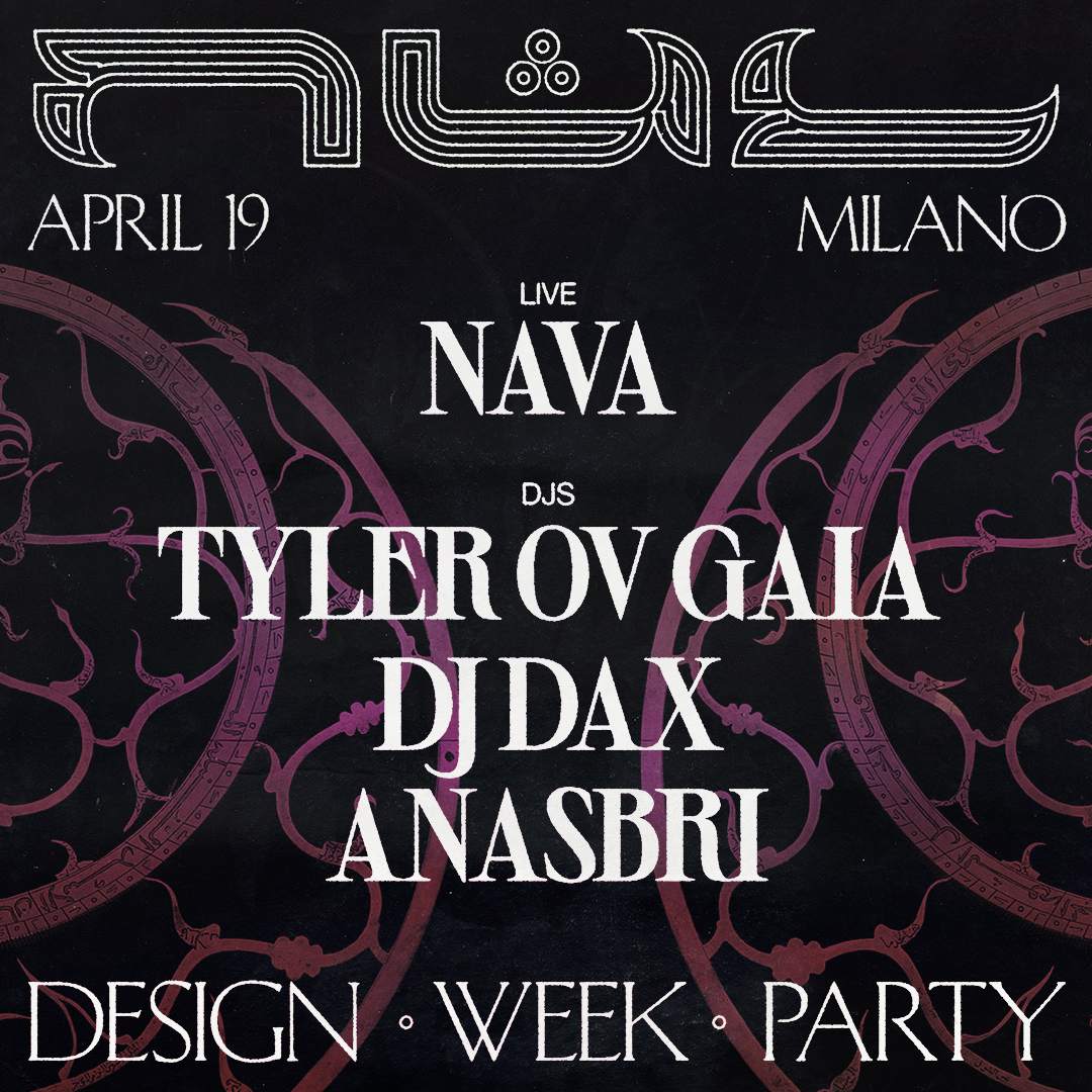 NUL / Design Week Party - フライヤー表