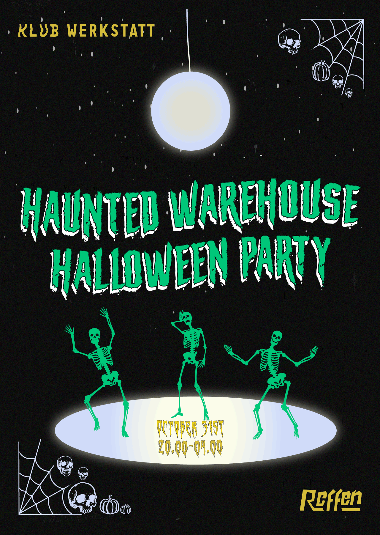 SOLD OUT: HAUNTED WAREHOUSE HALLOWEEN PARTY bei Klub Werkstatt