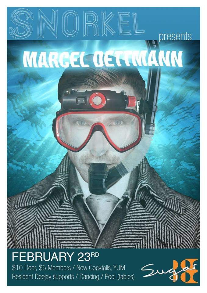 Deep Underwater with Marcel Dettmann - フライヤー表