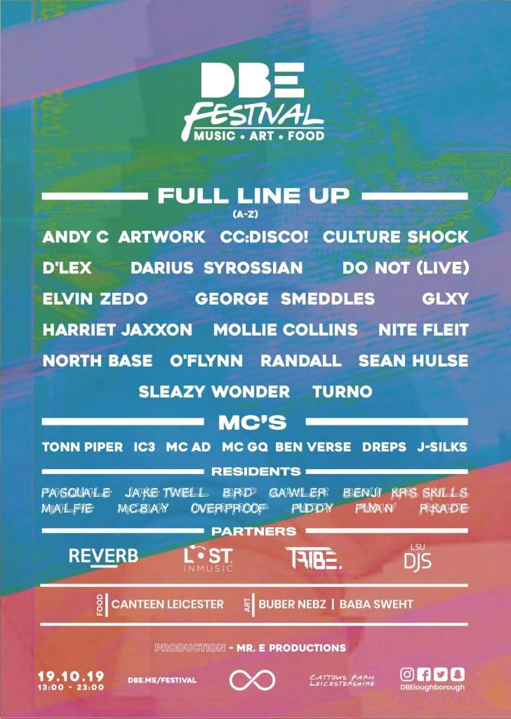 dbe Festival 2019 // Leicestershire at Cattows Farm, Midlands