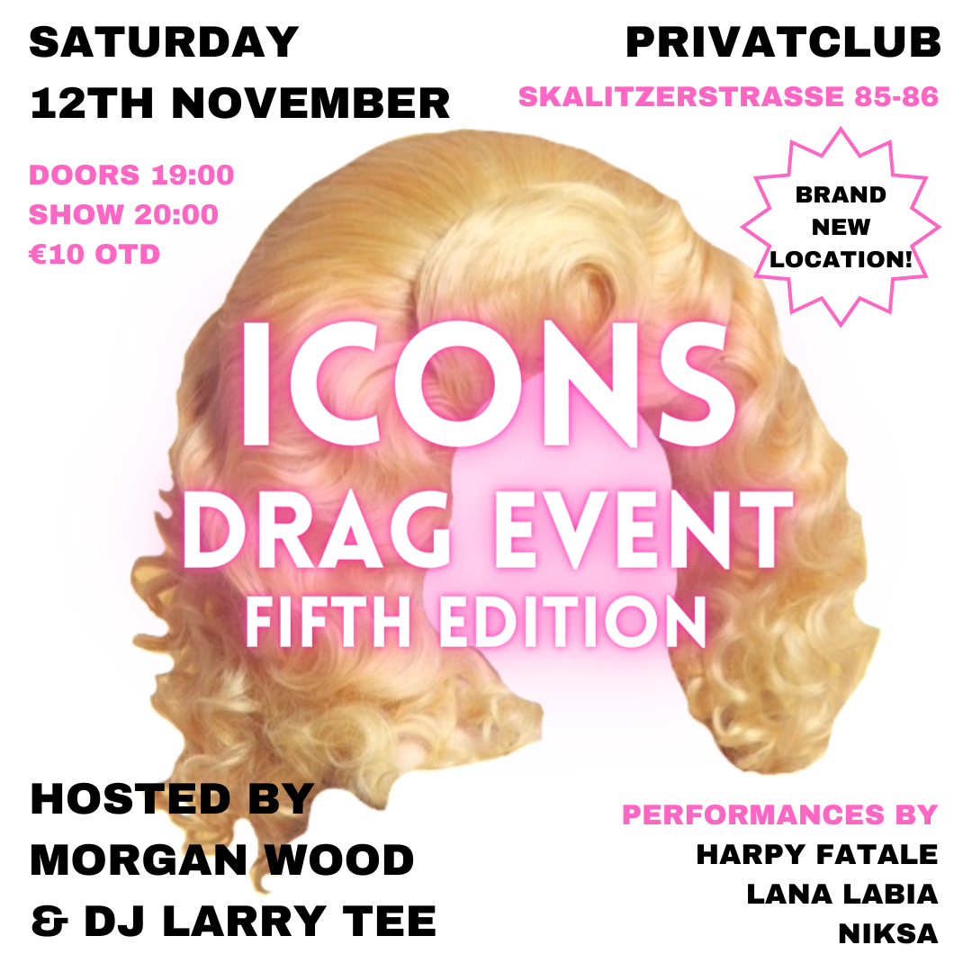 ICONS Drag Event (Fifth Edition) - フライヤー表