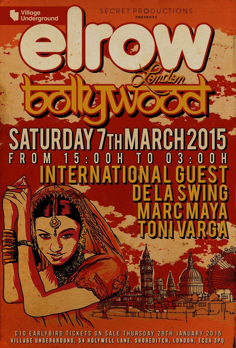 Elrow presents Bollywood - Página frontal