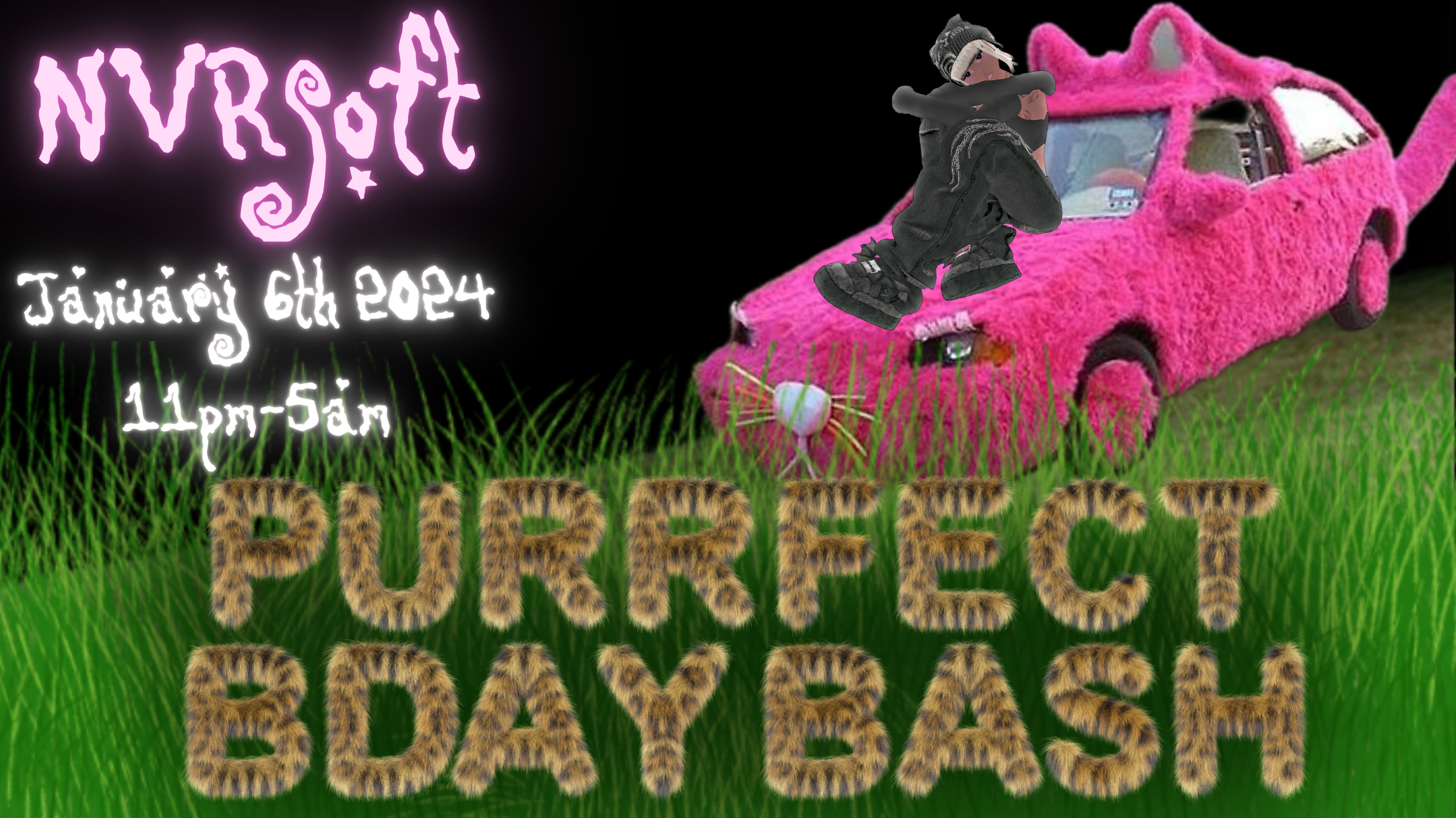 Purrfect Bday Bash with Nvrsoft - Página frontal