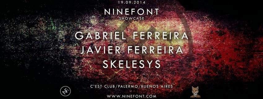 Ninefont Showcase Feat. Gabriel Ferreira, Javier Ferreira & Skelesys - Página trasera