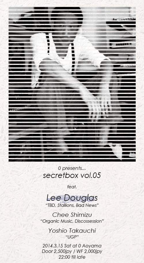 Ø Présents secretbox vol.5 Feat. Lee Douglas - フライヤー表