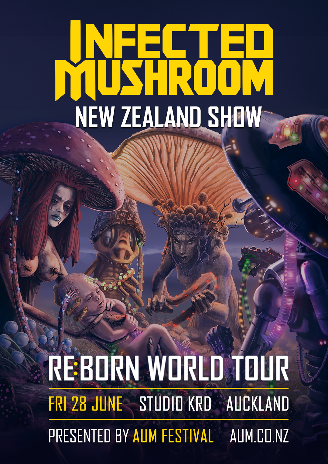 Infected Mushroom - Auckland Show - Página frontal