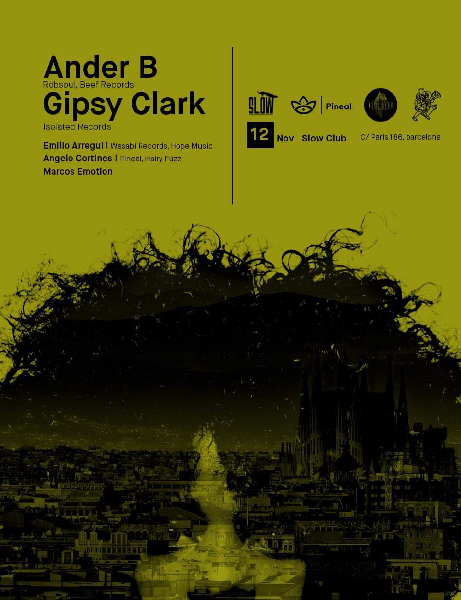 Slow Club presents: Ander B with Gipsy Clark - フライヤー表