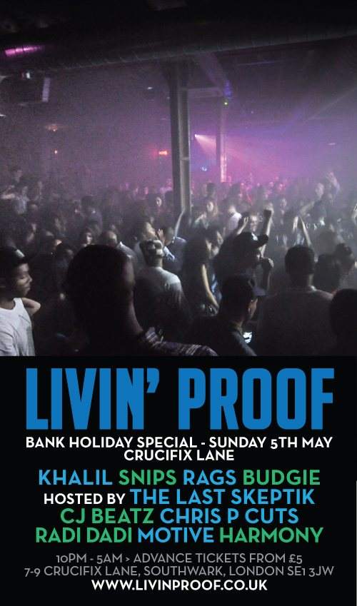 Livin' Proof Bank Holiday Special - Página frontal