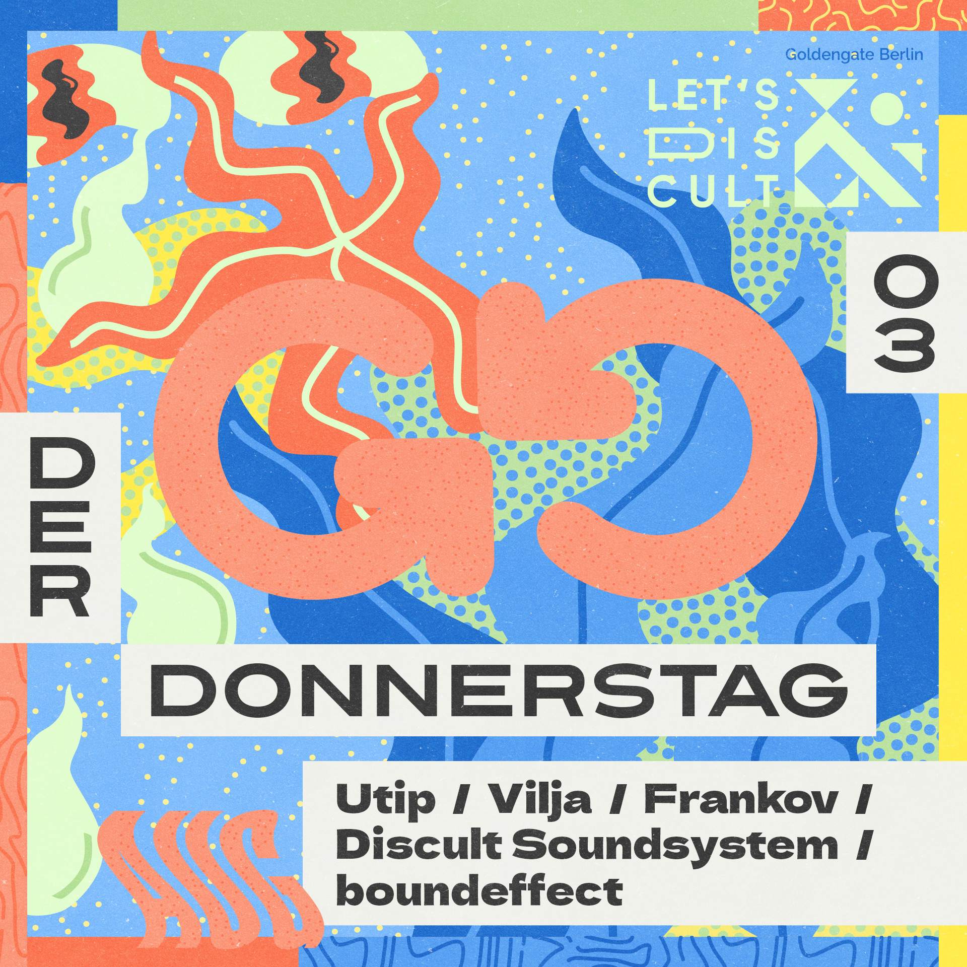 LETS DISCULT with Frankov, Vilja, Utip, boundeffect, Discult Soundsystem - Página frontal