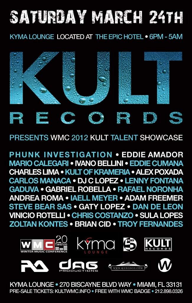 Kult Records Wmc 2012 Event - Página frontal