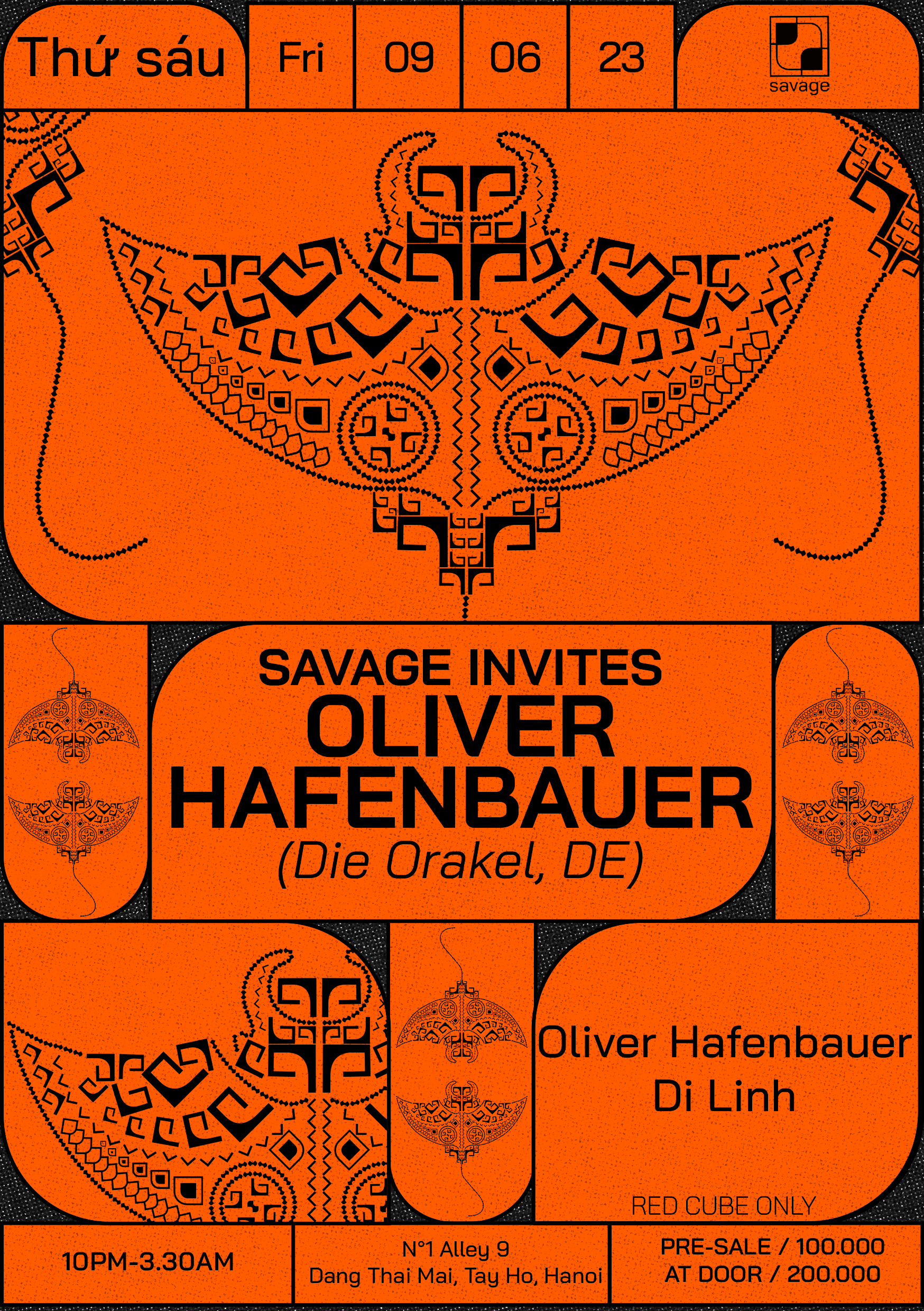 Savage invites Oliver Hafenbauer - Página frontal