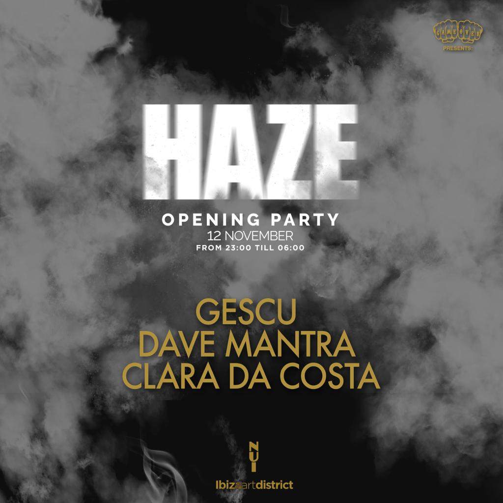 Game Over pres Gescu with HAZE Ibiza - フライヤー裏