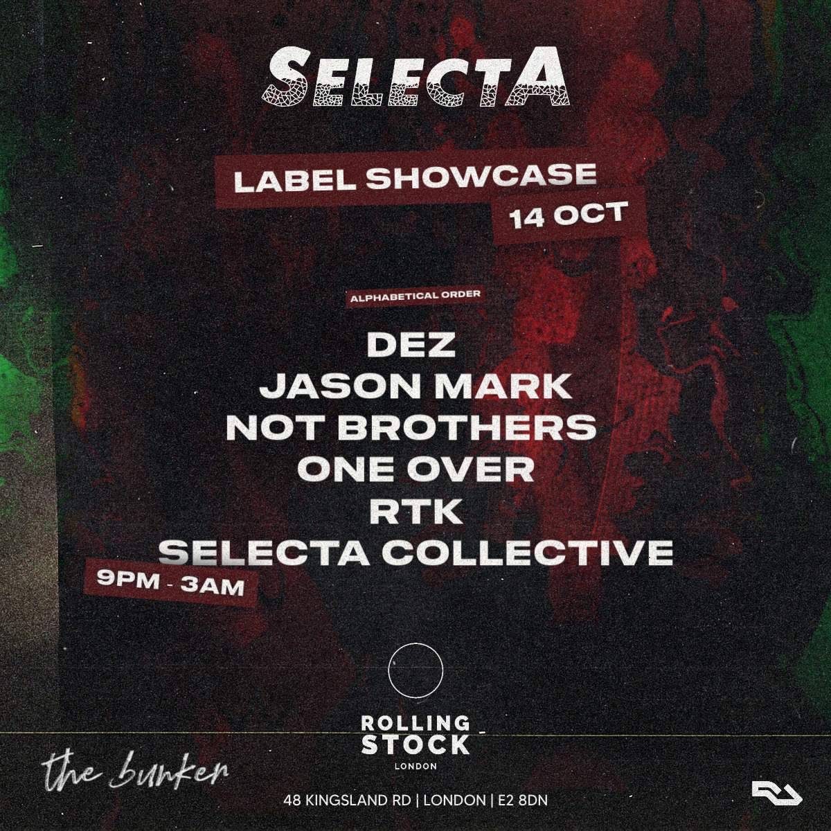 SelectA Label Showcase - フライヤー表