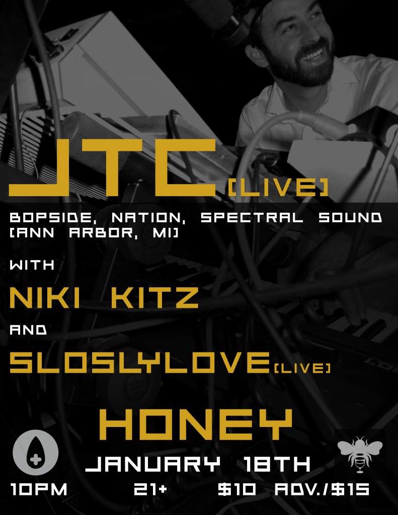 JTC with Niki Kitz and Sloslylove at Honey - Página frontal