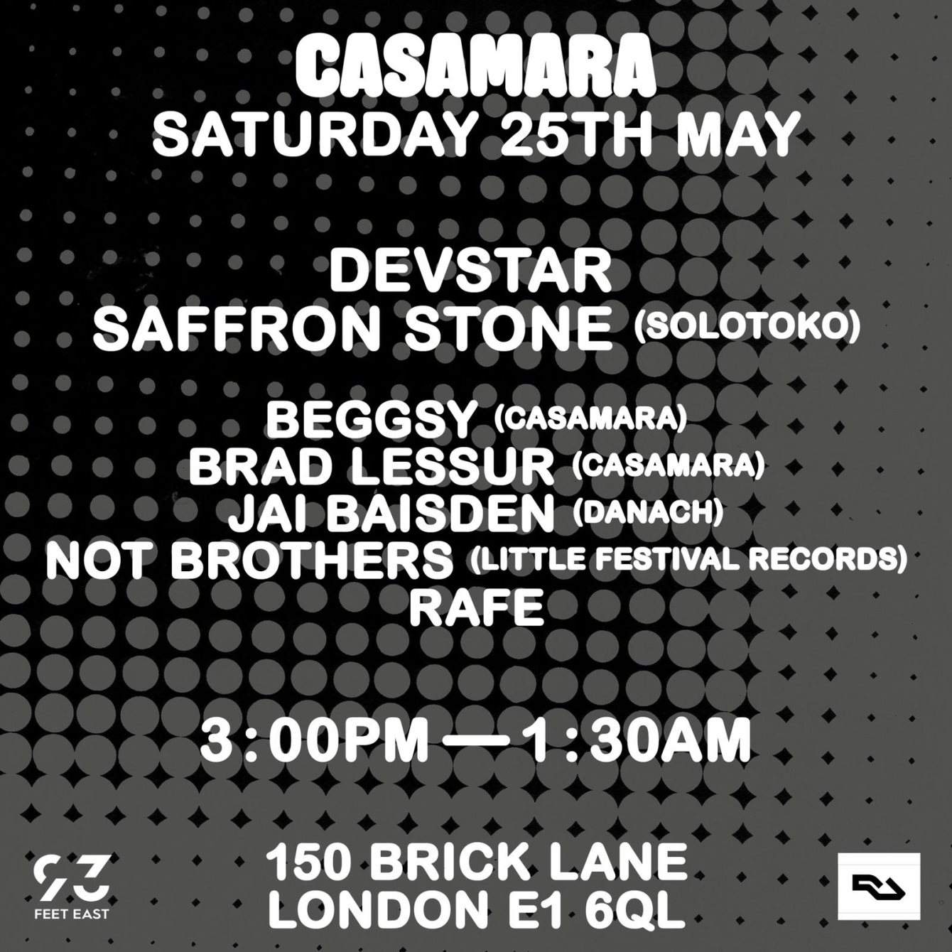 Casamara with Devstar, Saffron Stone, BEGGSY, Brad Lessur and More - Página frontal