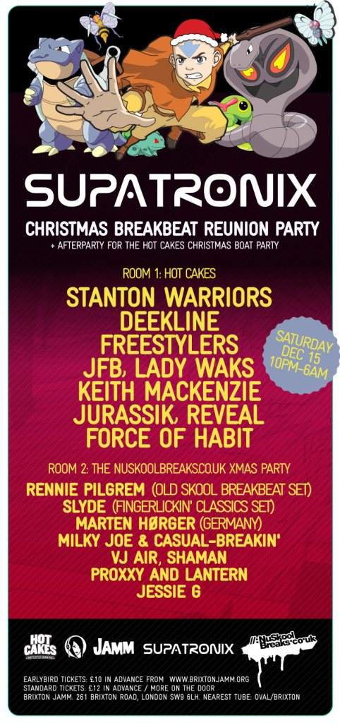 Supatronix Christmas Breakbeat Reunion Party - Página frontal