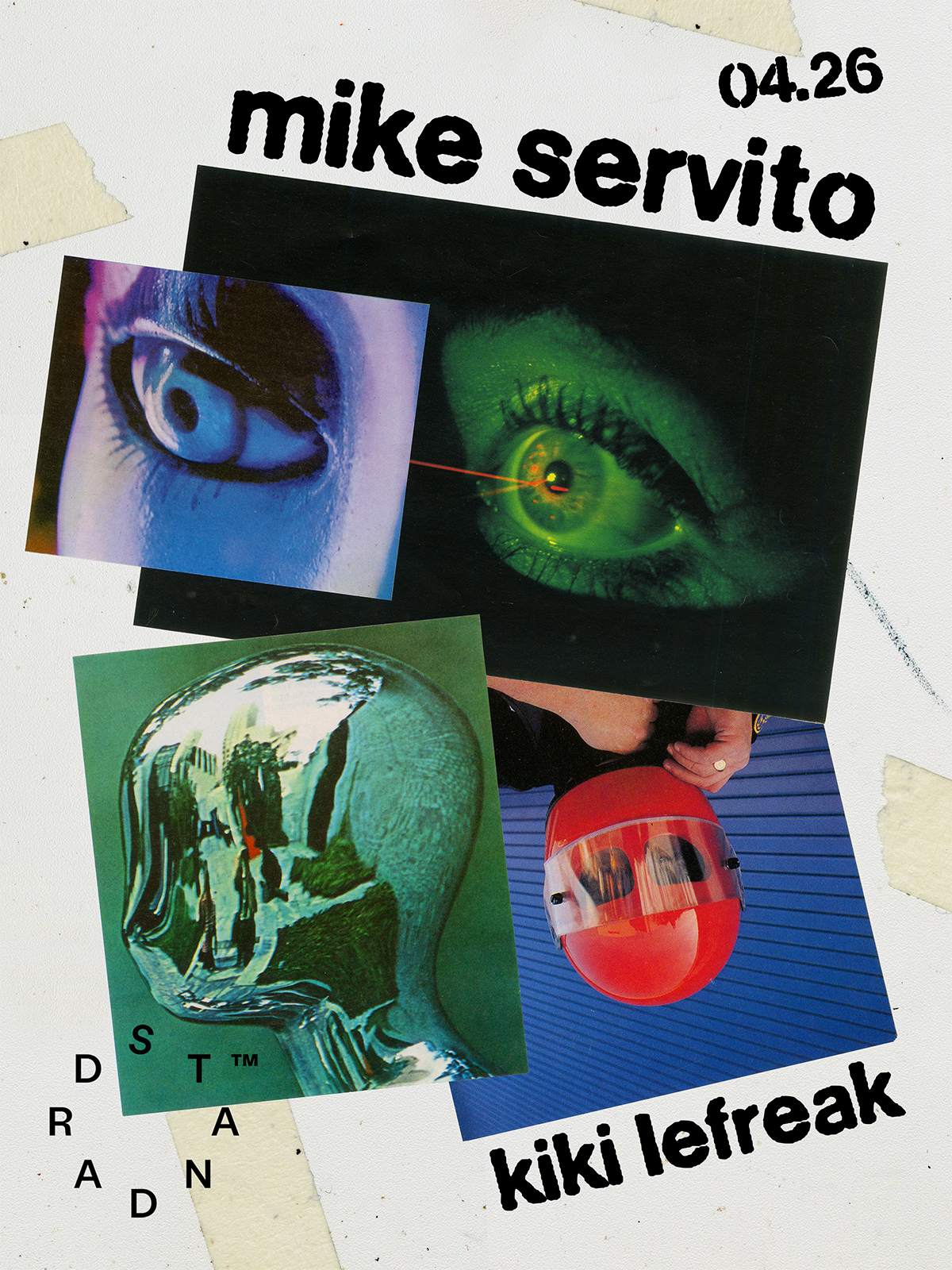 117: Mike Servito and Kiki LeFreak - フライヤー表