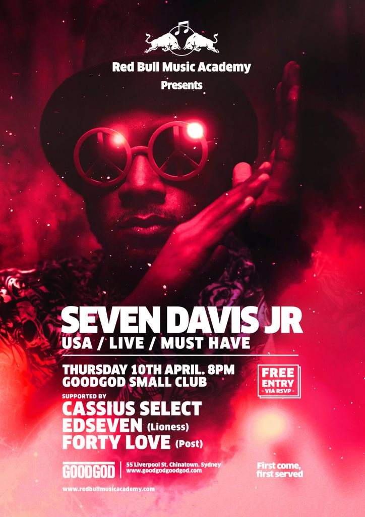 Red Bull Music Academy present Seven Davis Jr - Página frontal