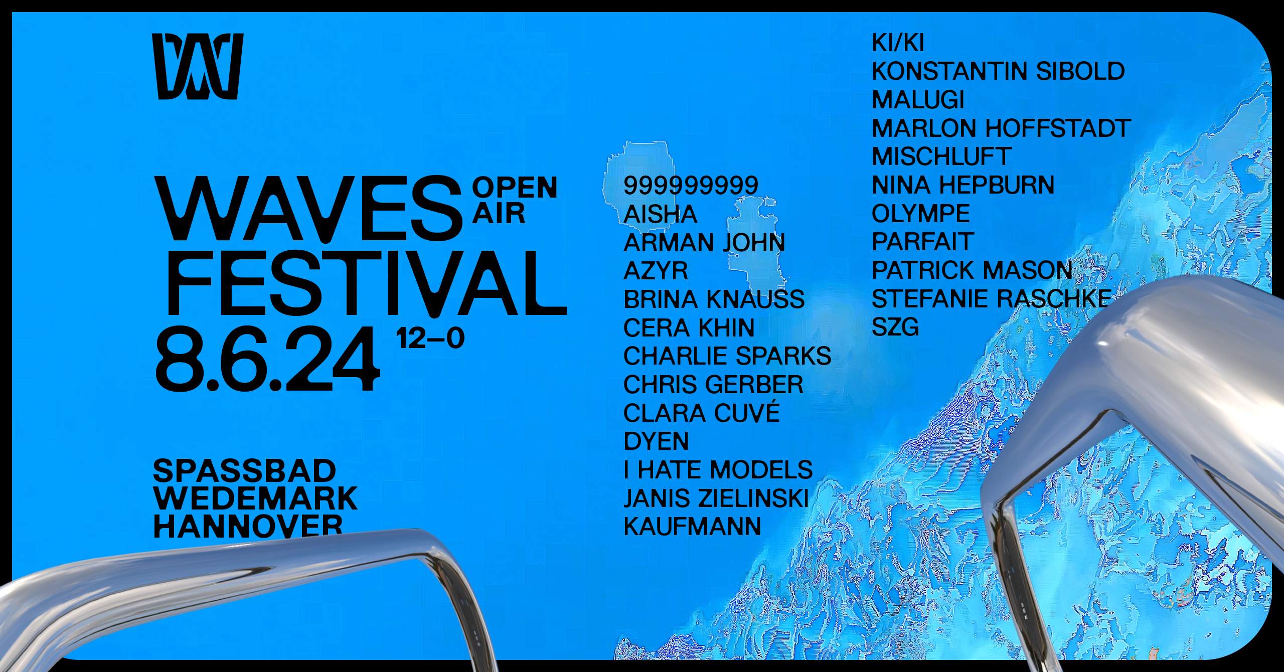 Waves Open Air 2024 - フライヤー表