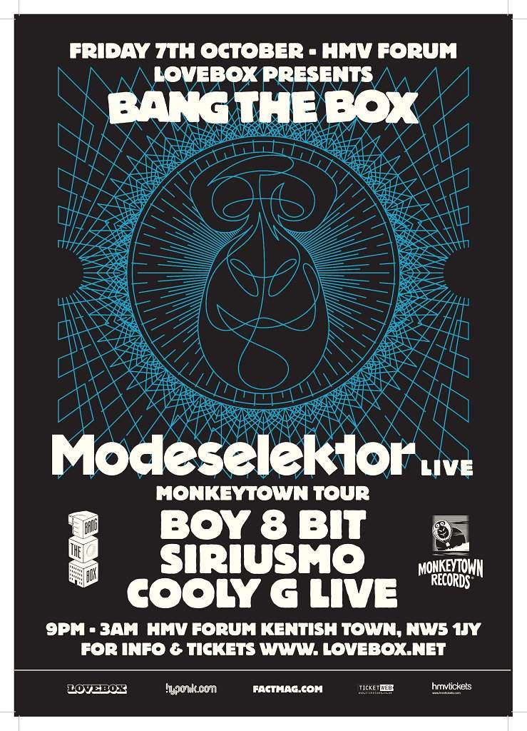 Lovebox presents Bang The Box: Modeselektor - Página frontal