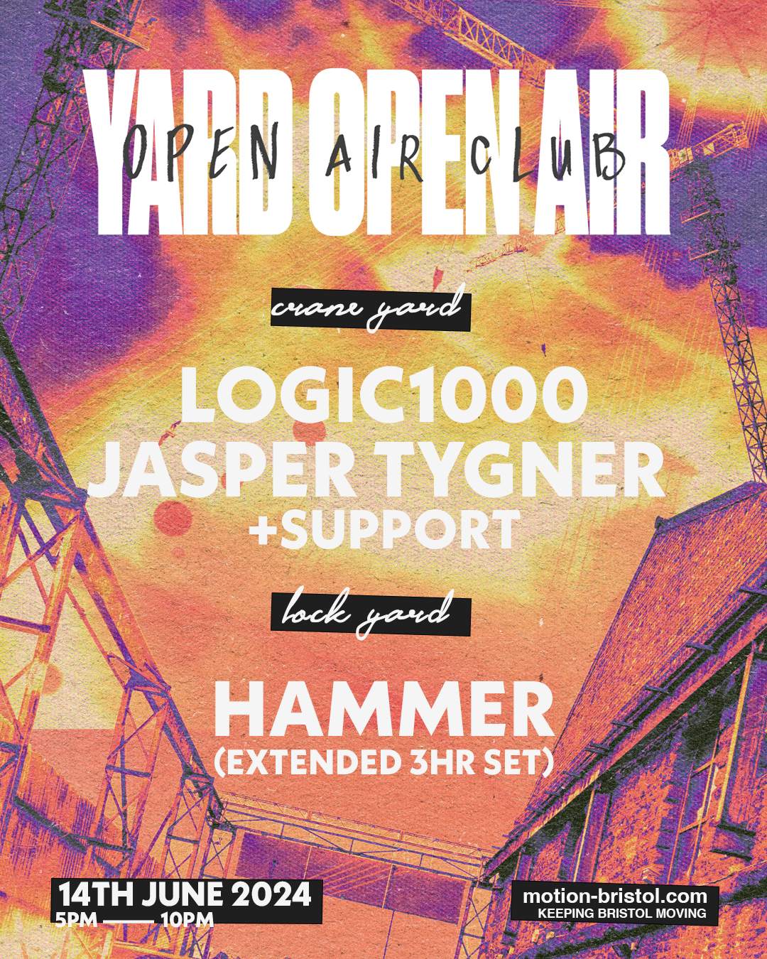 YARD Open Air Club: Logic1000, Jasper Tygner, Hammer - Página trasera