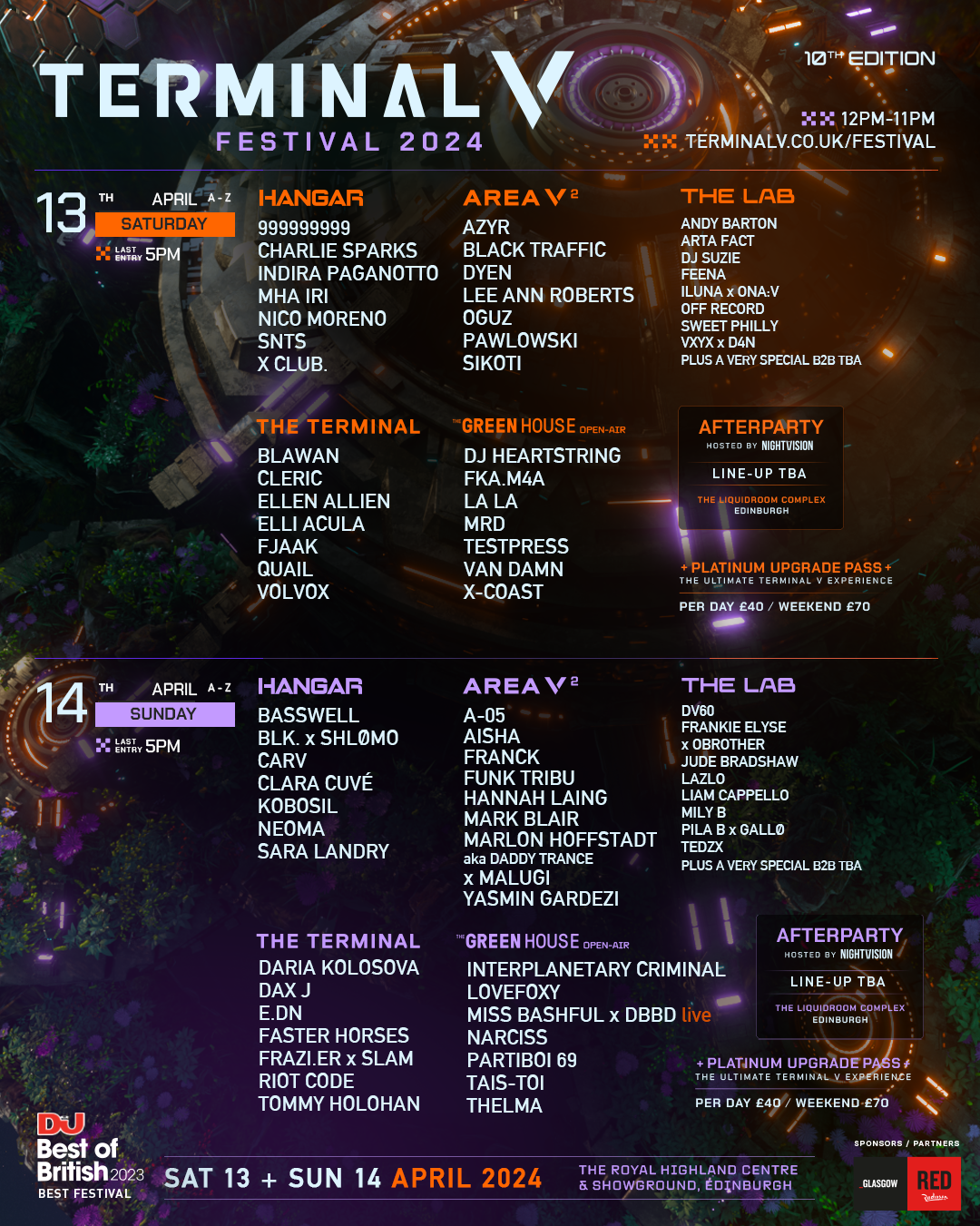 Terminal V Festival 2024 - フライヤー表