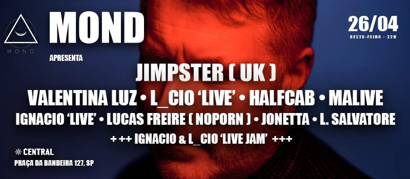 MOND with Jimpster ( UK ) - Página frontal
