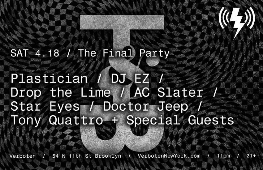 Trouble & Bass - the Final Party: Plastician / DJ EZ / Drop the Lime / AC Slater / Star Eyes / - Página frontal