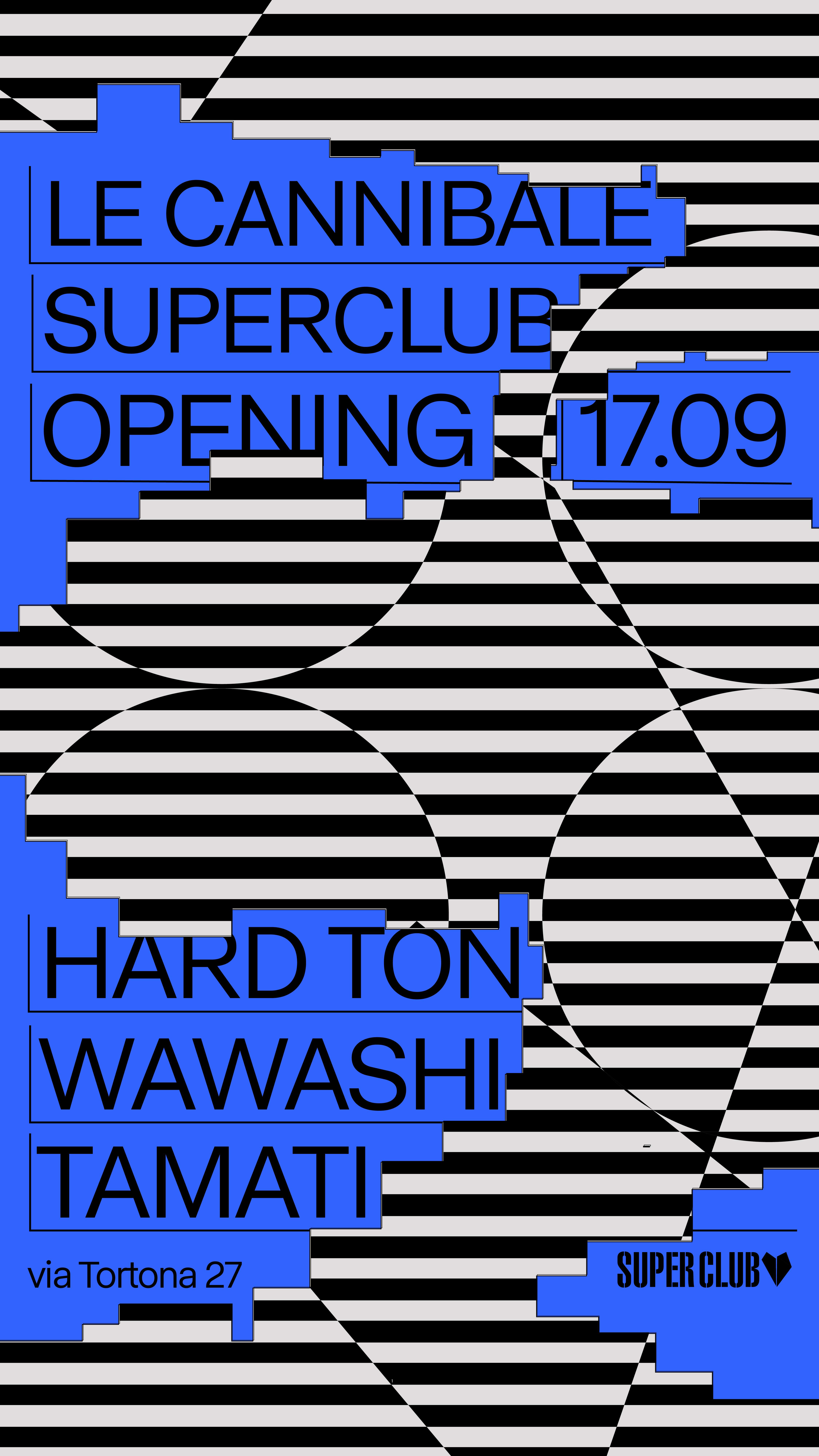 Le Cannibale Superclub - Opening - フライヤー裏