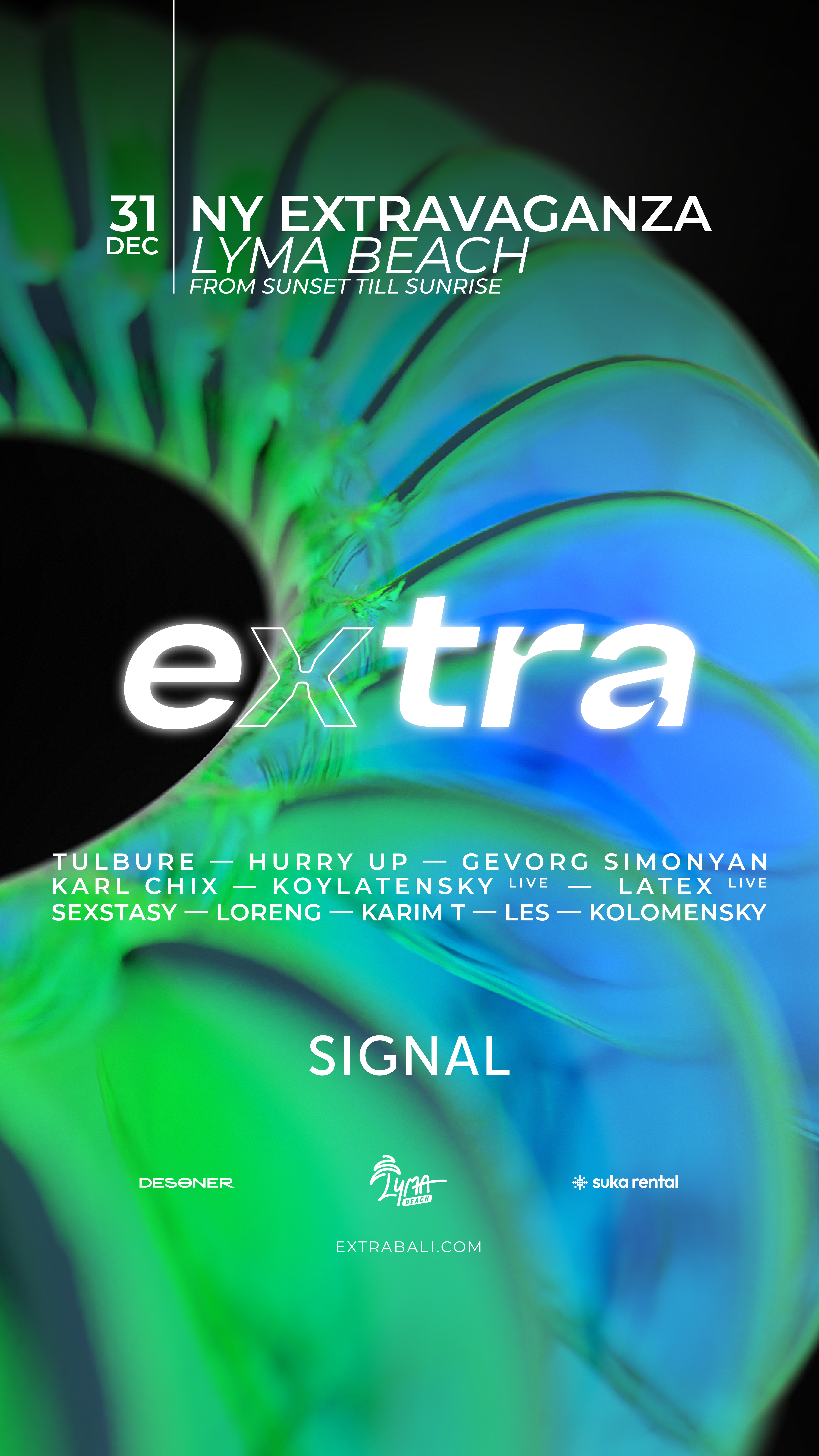 EXTRA: NY Extravaganza (with Desoner stage) - フライヤー表