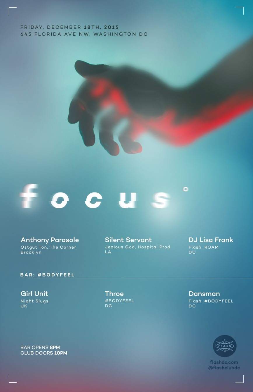 Focus: Anthony Parasole, Silent Servant; #Bodyfeel Feat. Girl Unit - Página frontal