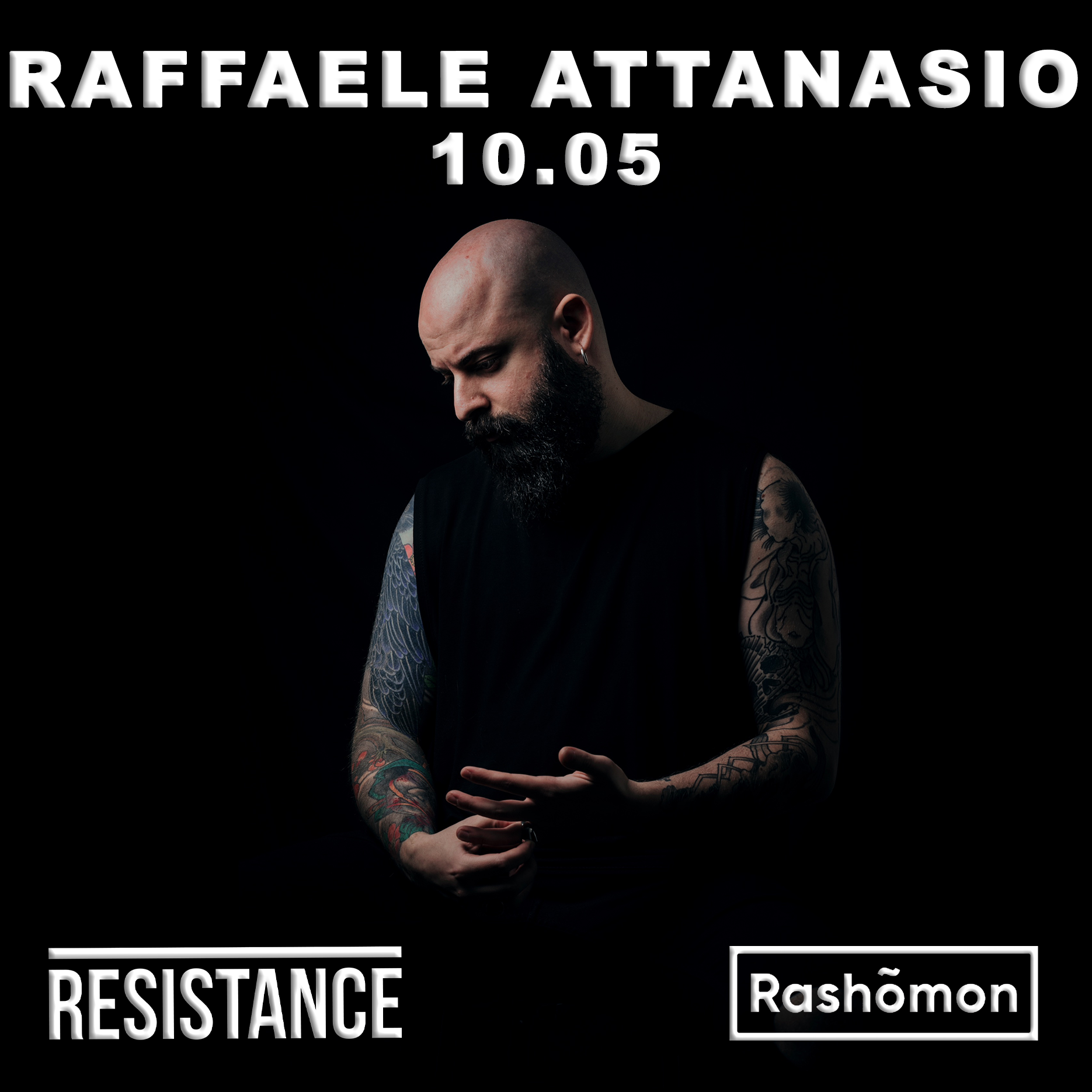 Resistance: Raffaele Attanasio, Asymptote - フライヤー裏