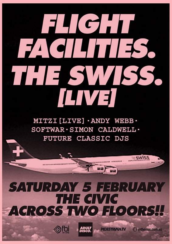 Adult Disco with Flight Facilities and The Swiss - Live - Página frontal