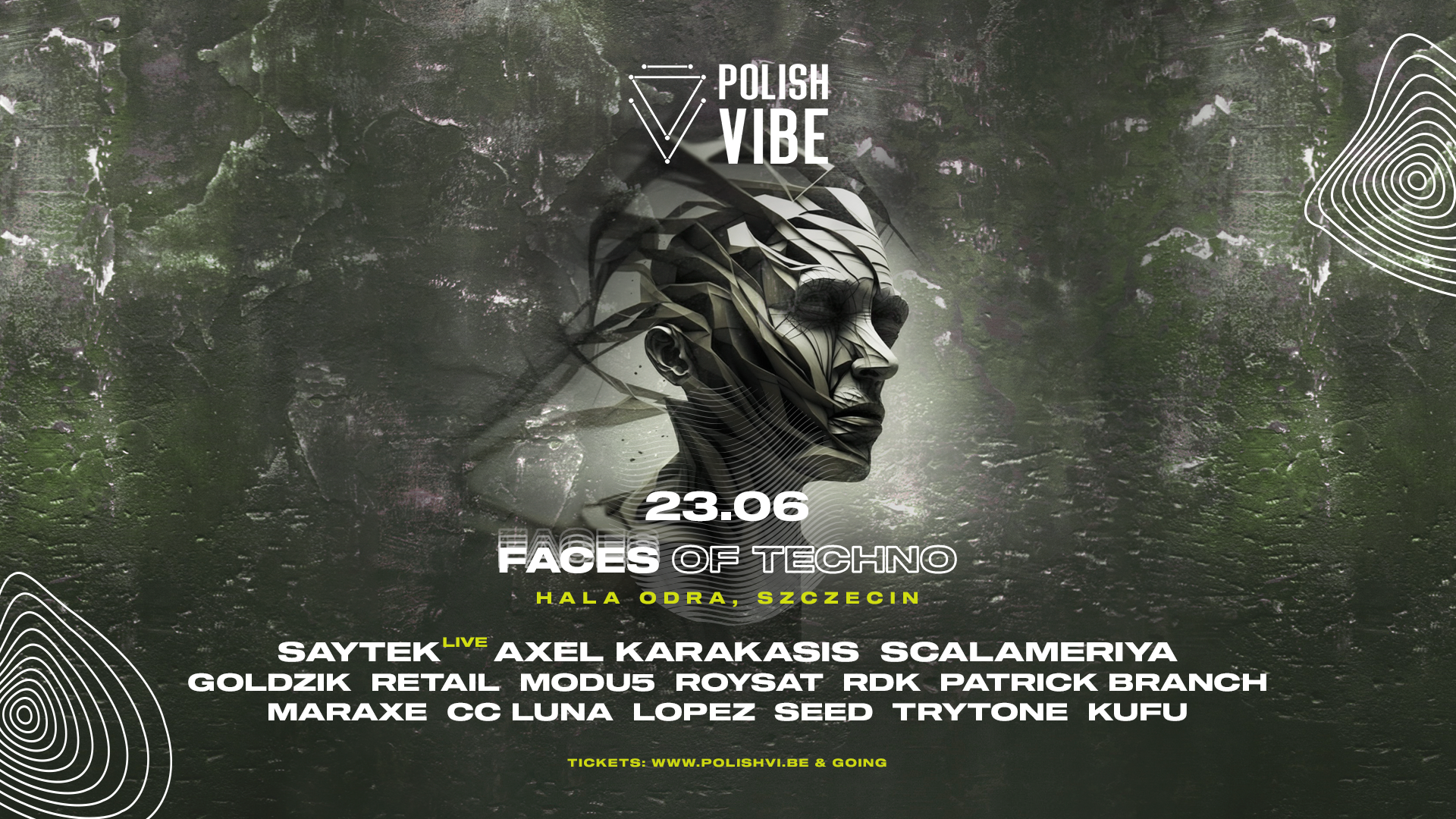 Polish Vibe: Faces of Techno - フライヤー表