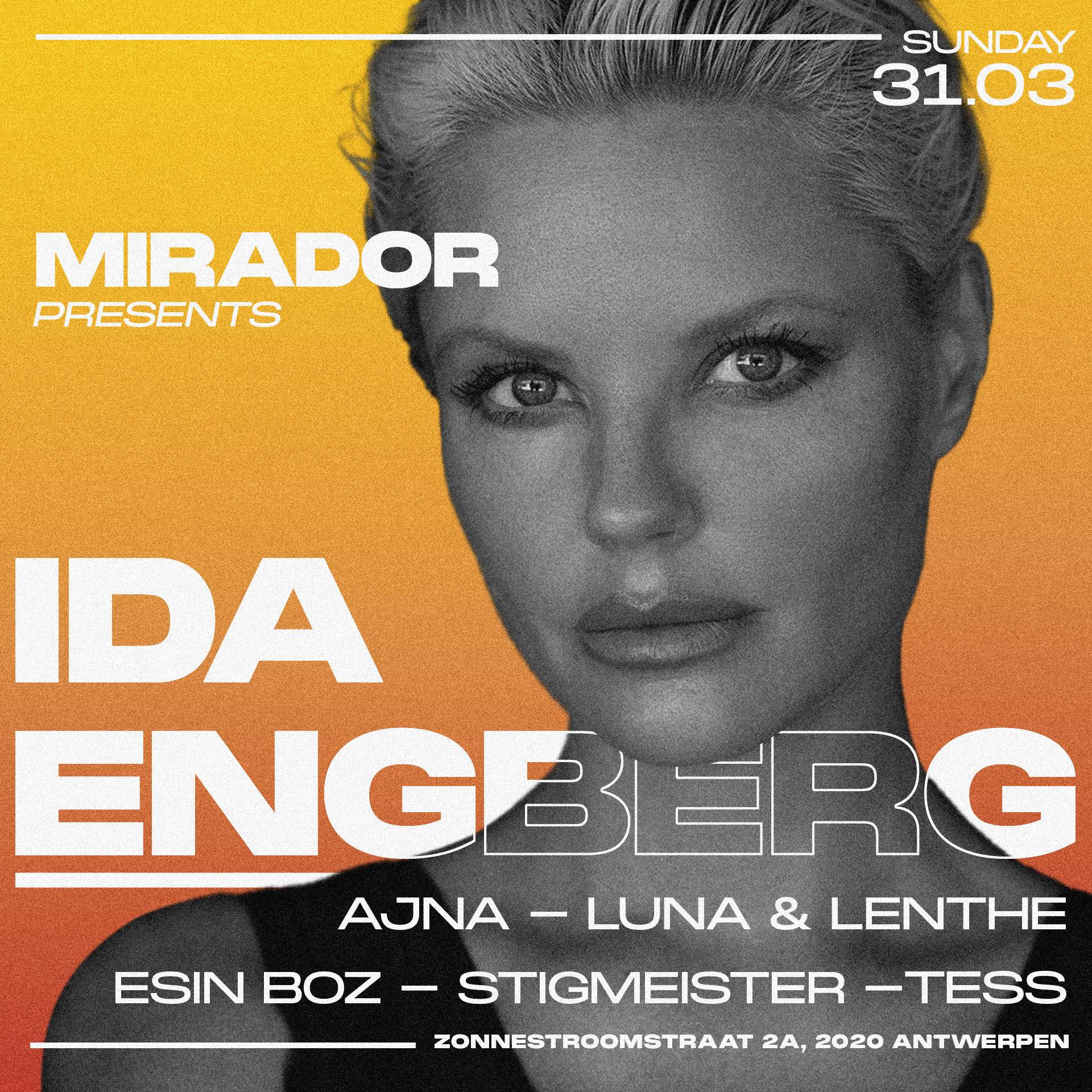 MIRADOR with Ida Engberg - フライヤー表