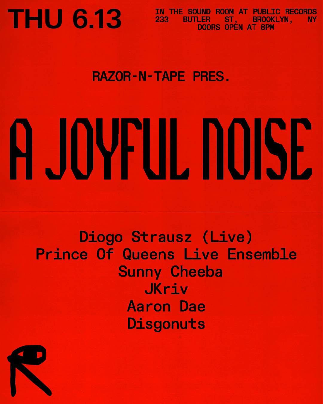 Razor-N-Tape: Diogo Strausz (Live) + Prince Of Queens Live Ensemble + Sunny Cheeba + more - フライヤー表