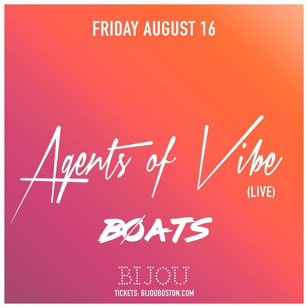 Agents of Vibe Live & Boats - Página frontal