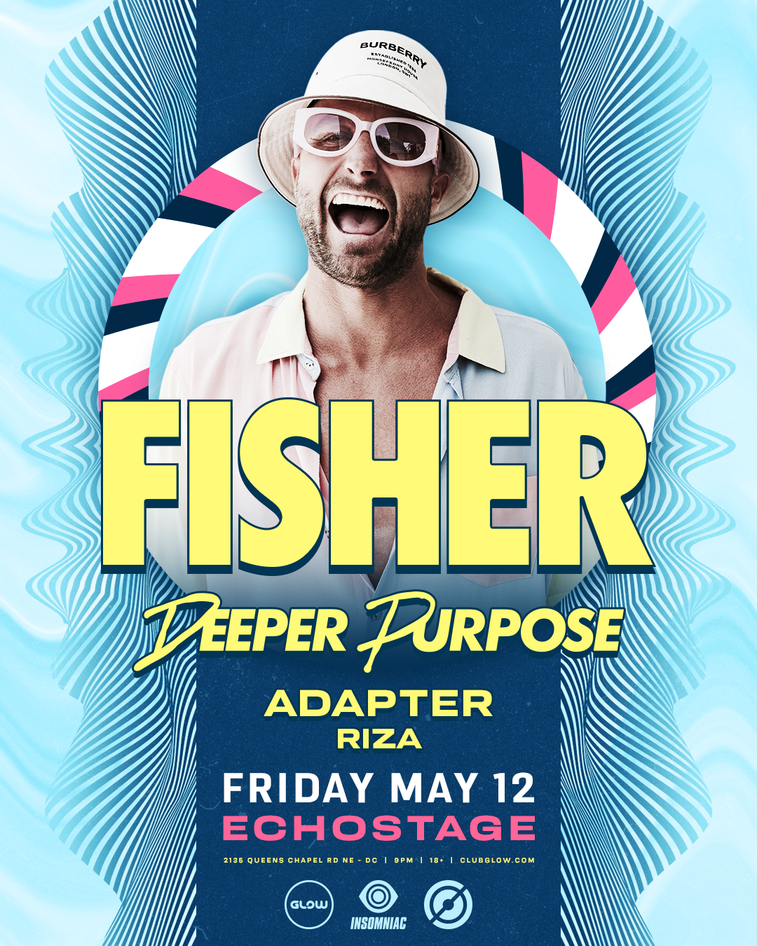 FISHER w/ Deeper Purpose, Adapter - フライヤー表