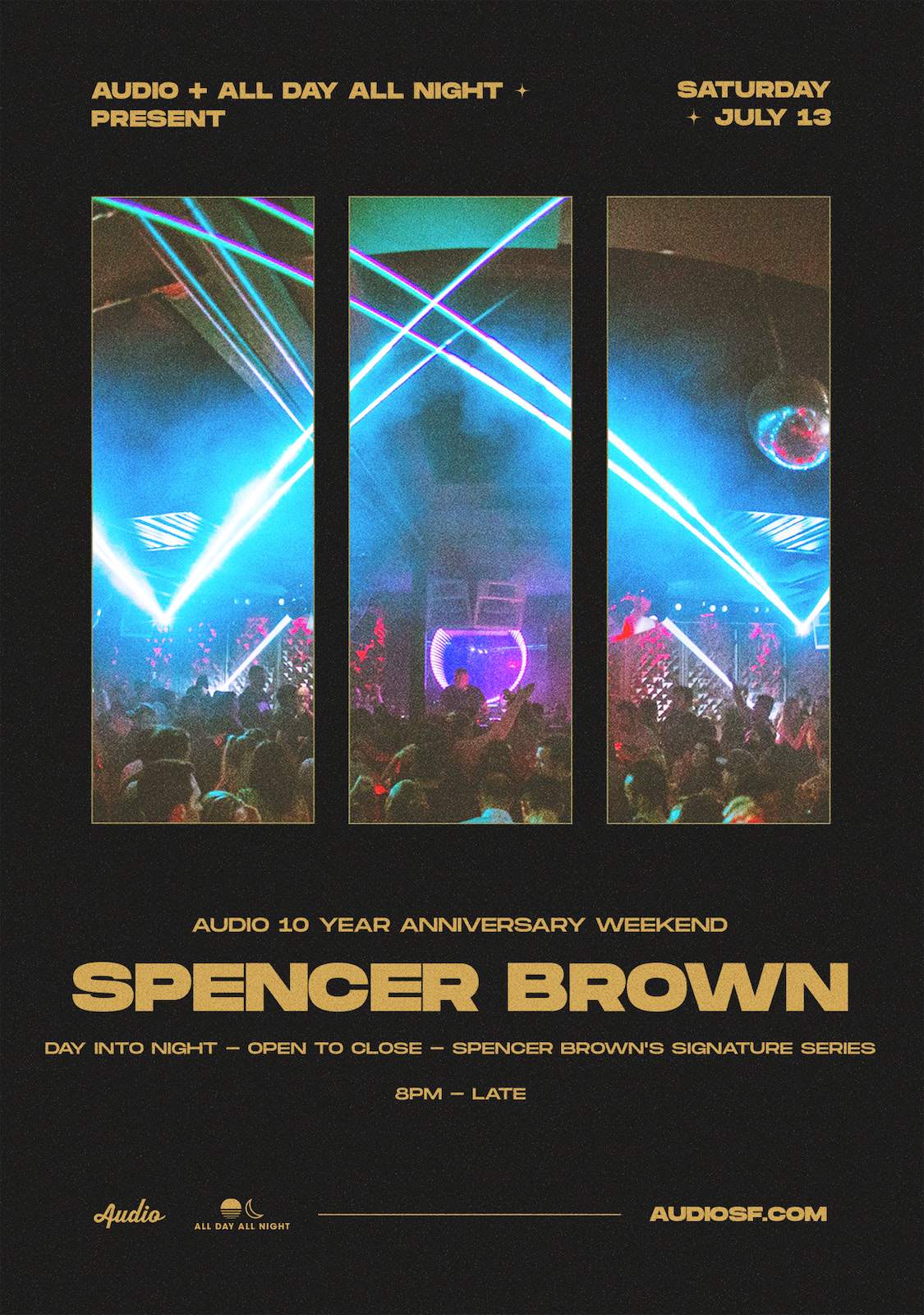 Spencer Brown (DAY INTO NIGHT - OPEN TO CLOSE SET) - Página frontal