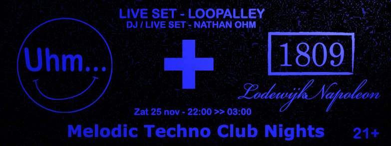 Deep Beats with LuLiLu, Nathan Ohm and Loop Alley - フライヤー表
