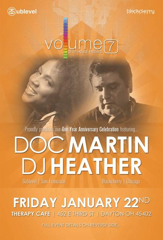 Volume 7: Deep House Fridays: Doc Martin & DJ Heather - Página frontal